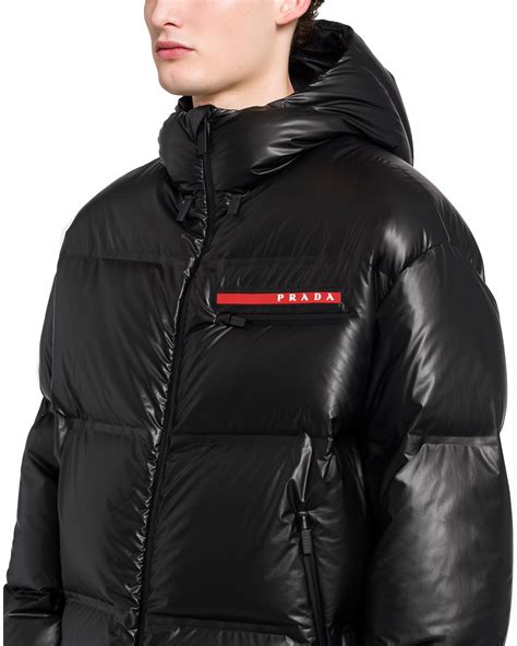 prada black coat mens|prada men's coat sale.